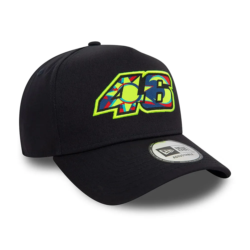 Vr46 graphic overlay ef 9forty baseball cap, black, Adult
