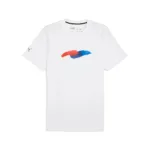 Bmw M statement logo tee, white, Mens