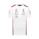 Mercedes team tee shirt 2023, white, Mens
