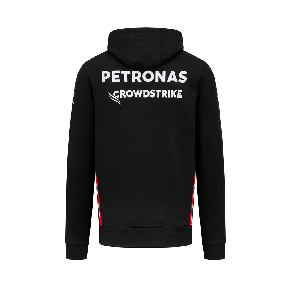 Mercedes team hoodie 2023, black, Mens