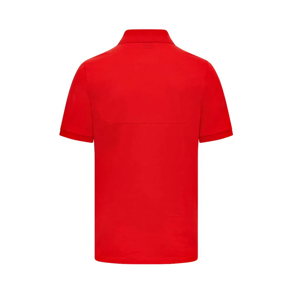 Official Ferrari classic polo shirt, red, Mens