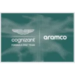 Aston martin team grandstand flag, green, Unisex