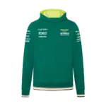 Aston martin team hoodie 2024, green, Kids
