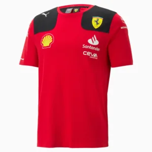 Ferrari team tee shirt 2023, red, Mens