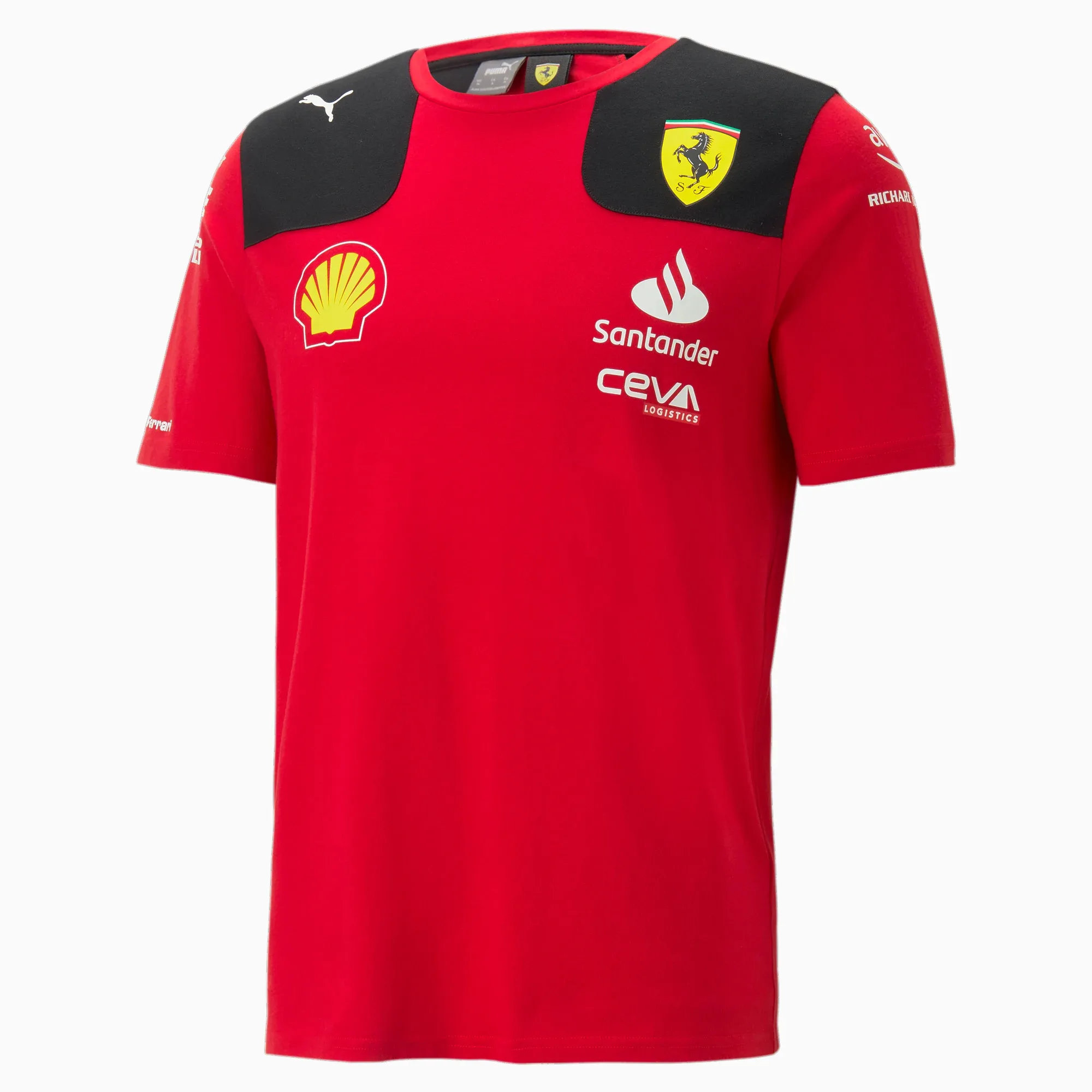Ferrari team tee shirt 2023, red, Mens