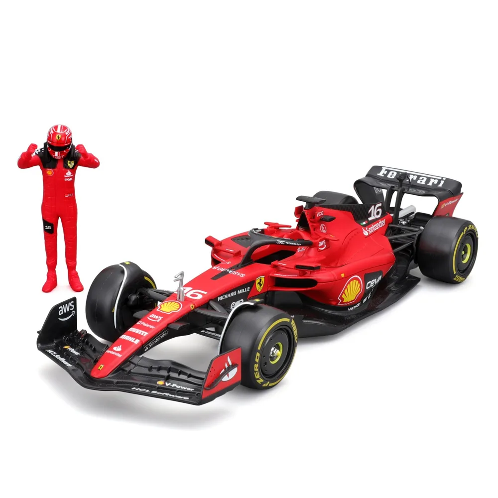 Ferrari F1 SF-23 2023 w/driver #16 Leclerc, 1:24