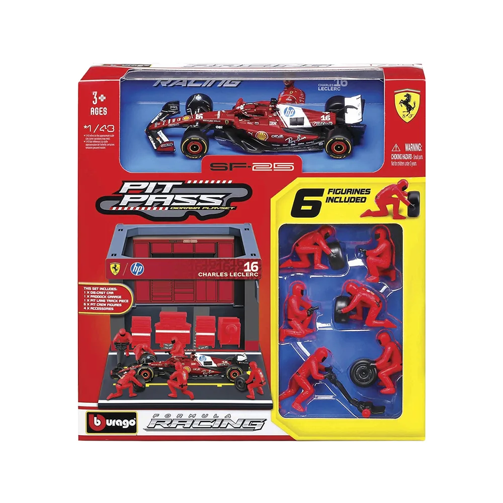 Ferrari F1 SF-25 2025 leclerc #16 Pit Pass , 1:43