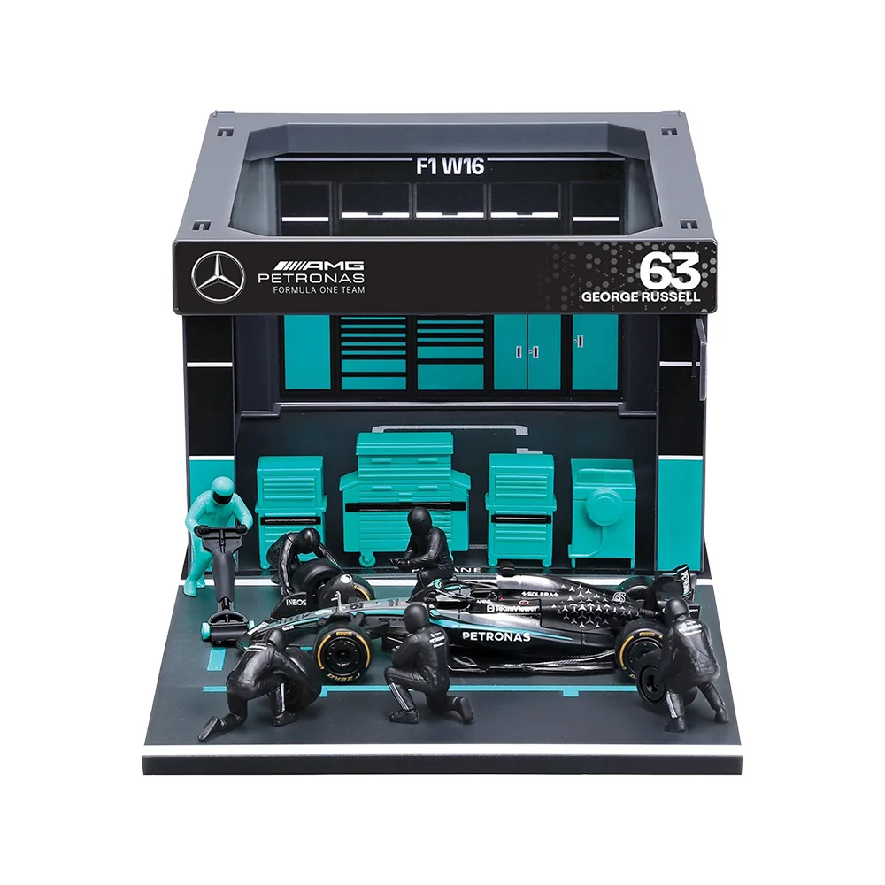 Mercedes-AMG F1 W16 2025 russel #63 Pit Pas, 1:43