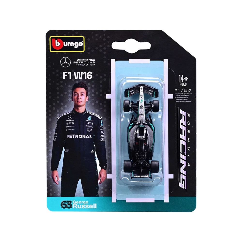 Mercedes-AMG F1 W16 2025 russel #63, 1:64