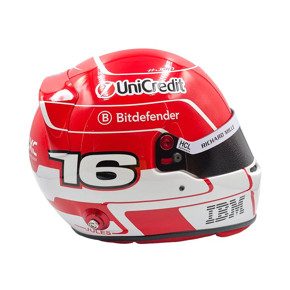 Charles Leclerc 2025 helmet + d/case, 1:1, Unisex