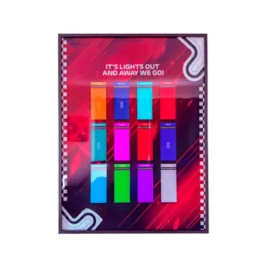 F1 mini frame red & white 30 x 40cm, Unisex