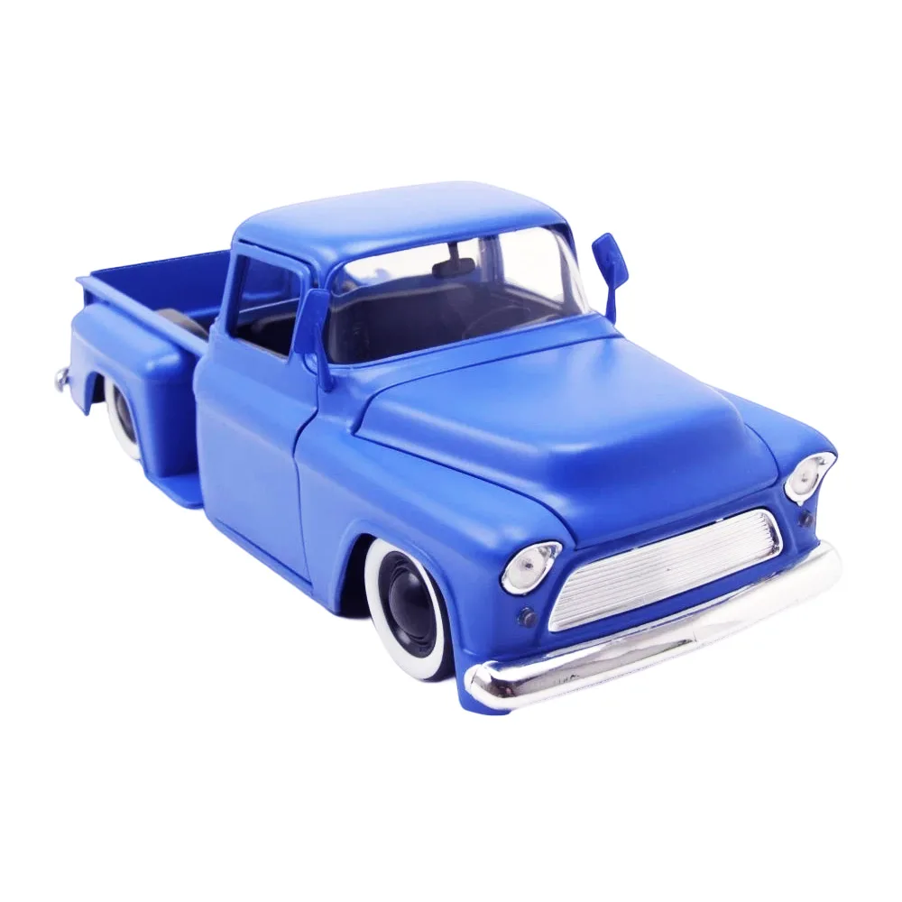 Chevrolet stepside pickup truck blue, 1:24