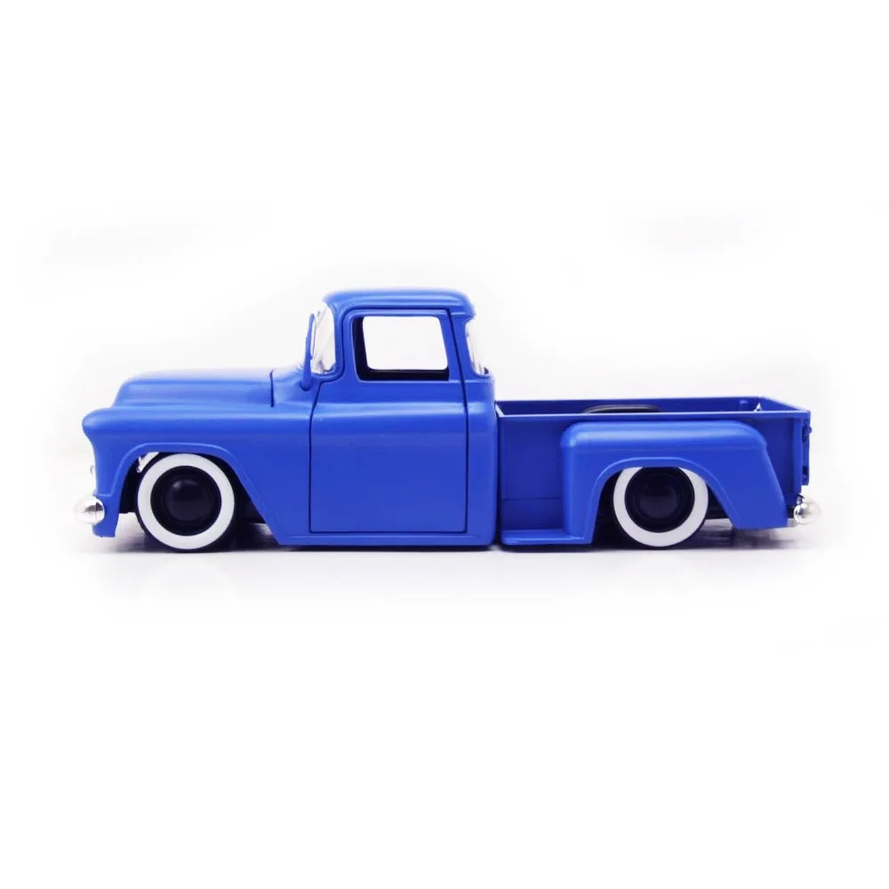 Chevrolet stepside pickup truck blue, 1:24