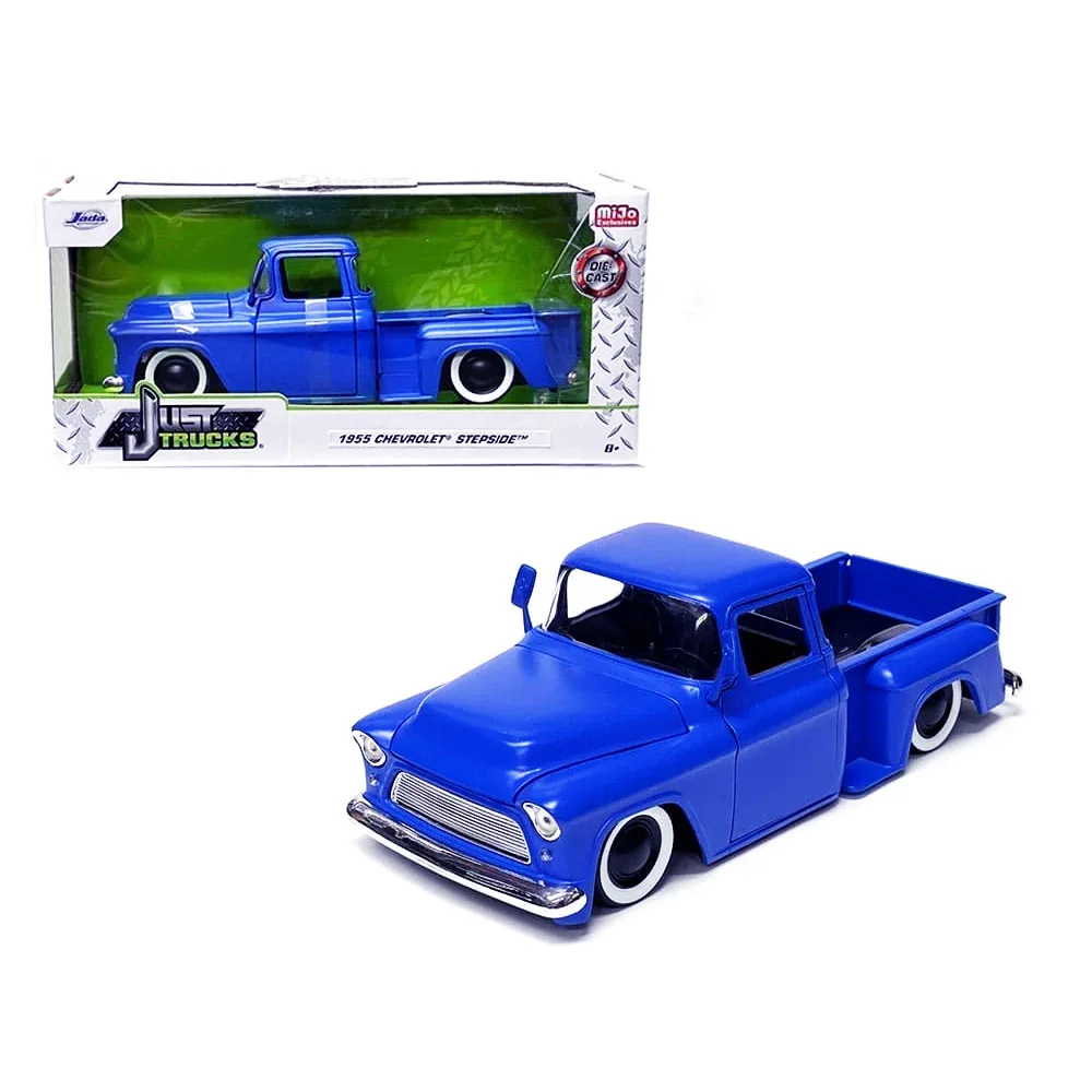 Chevrolet stepside pickup truck blue, 1:24