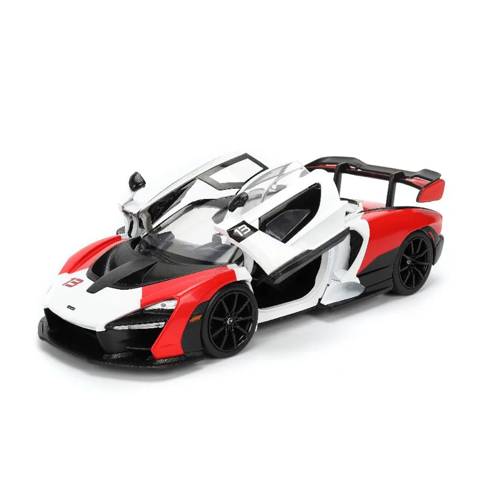 Mclaren senna red/white hyper-spec, 1:24