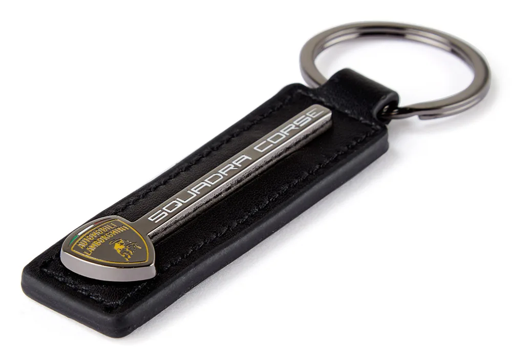 Lamborghini leather keyring, Unisex