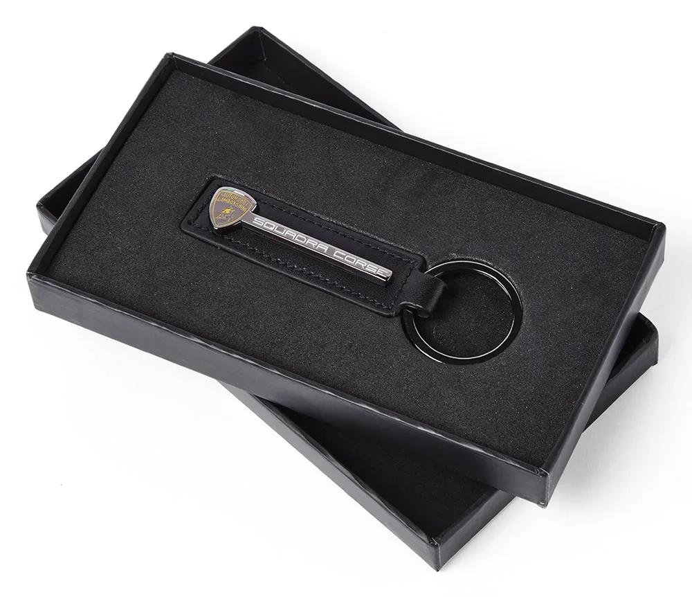 Lamborghini leather keyring, Unisex