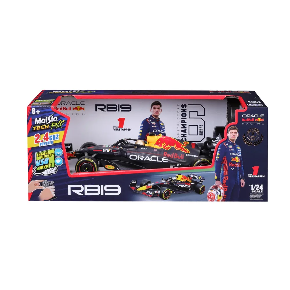 Red Bull F1 RB19 2023 #1 Verstappen, rc, 2.4GHz, 1:24