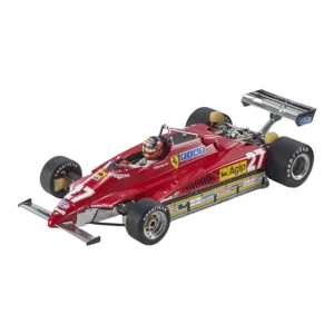 Ferrari 126 c2 #27 g.villeneuve belgian gp 1982 , 1:18