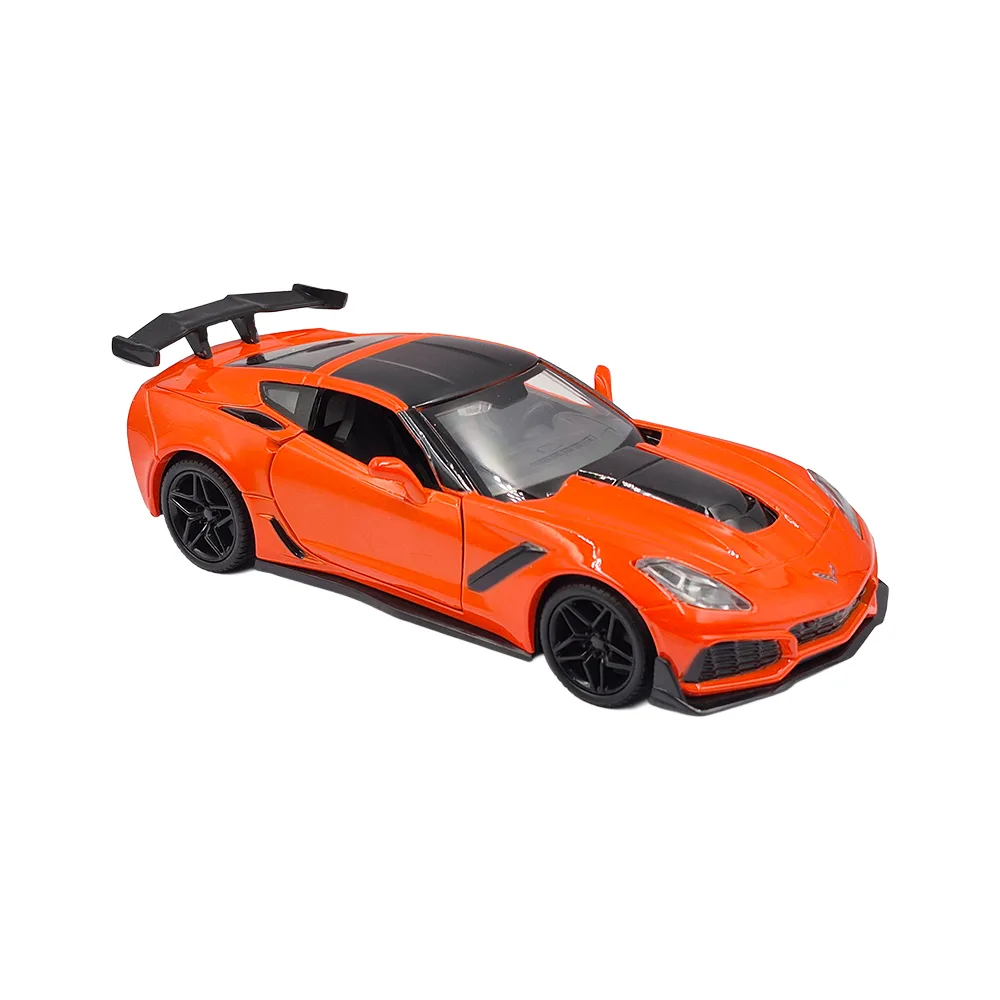 Chev corvette zr1 orange 2019, 1:24