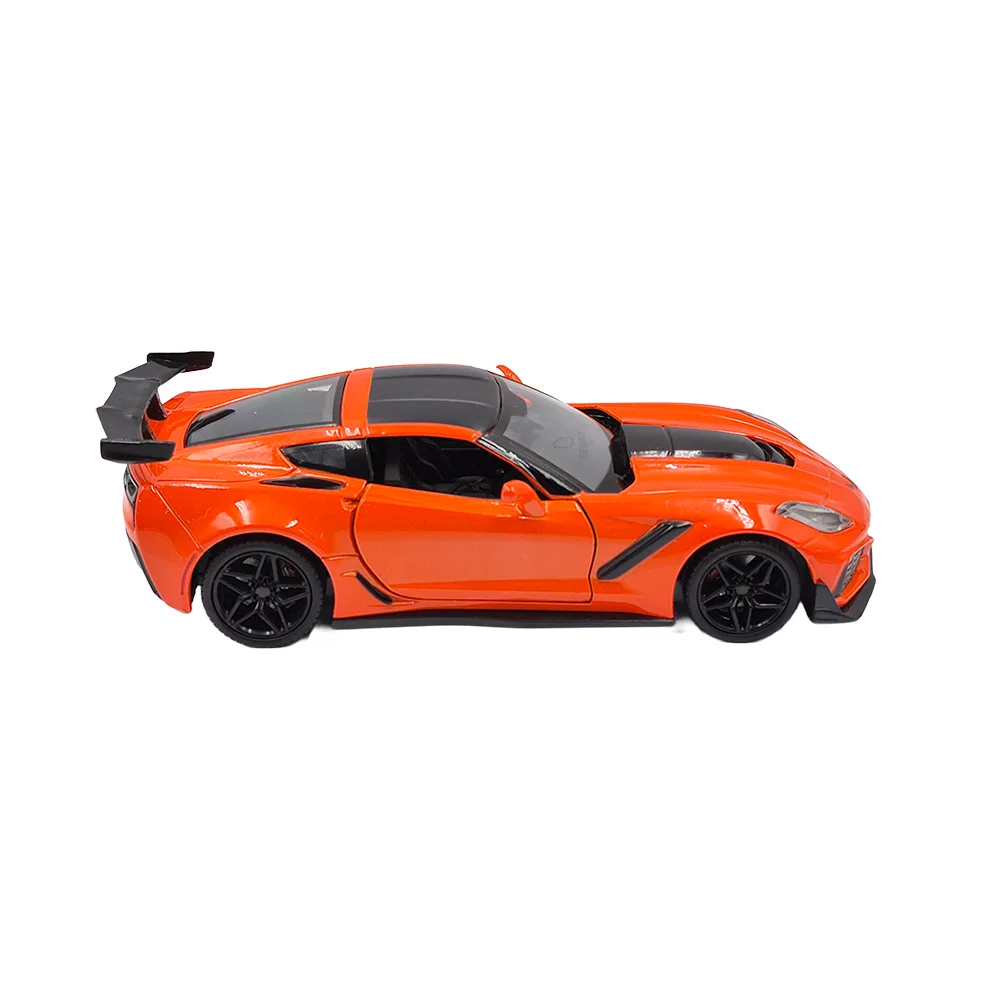 Chev corvette zr1 orange 2019, 1:24