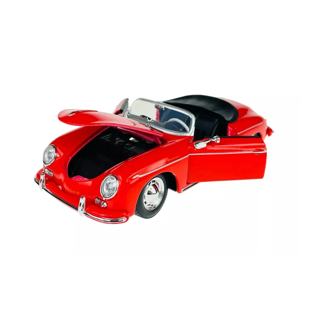 Porsche 356a speedster convertible red, 1:24