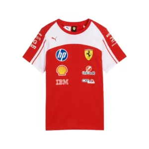 Ferrari f1 team tee shirt 2026, red, Kids