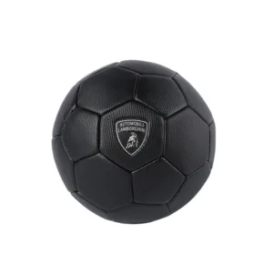 Lamborghini soccer ball black, size 5, Unisex