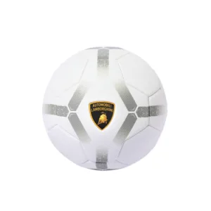 Lamborghini soccer ball, white, size 5, Unisex