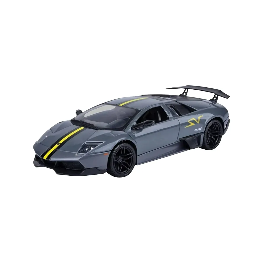 Lamborghini murcielogo lp670-4 sv metallic black, 1:24