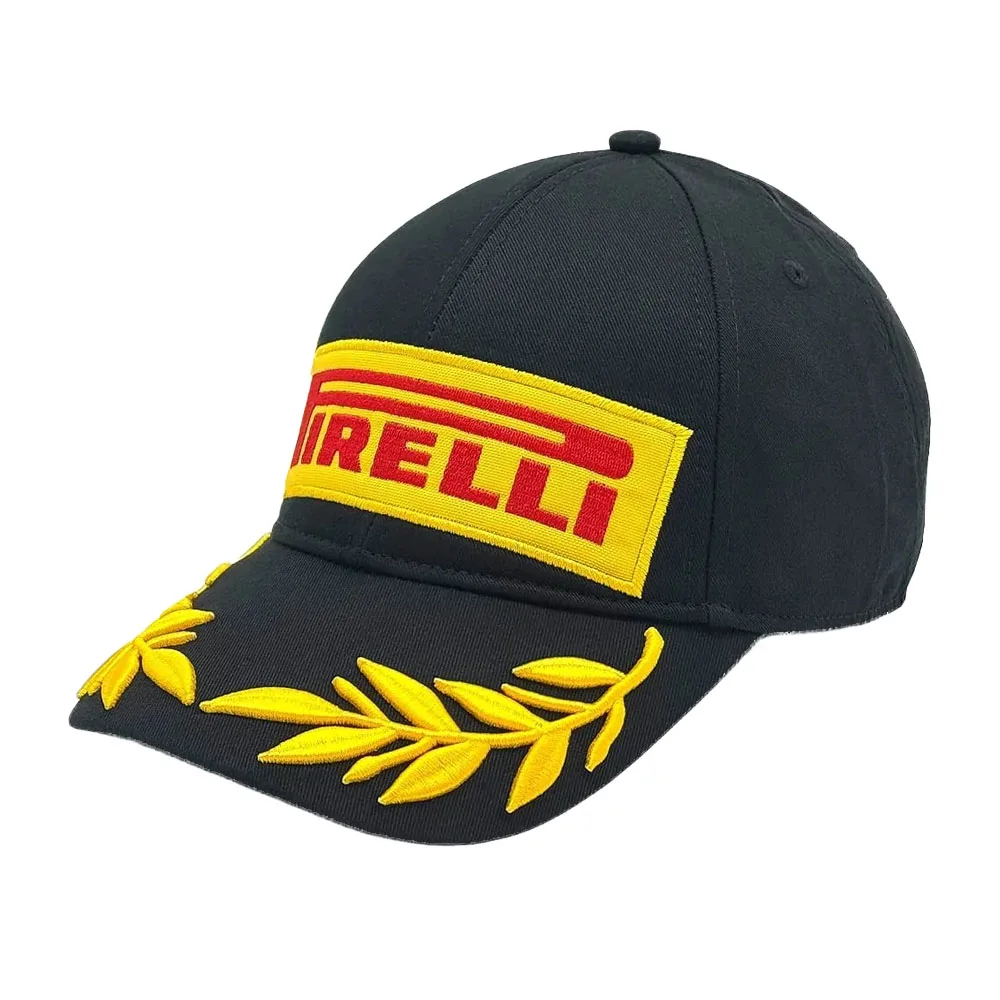 Pirelli f1 podium baseball cap, black, Adult