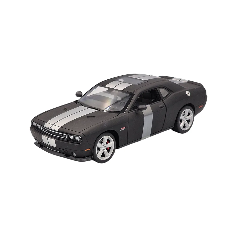 Dodge challenger srt matt black 2012, 1:24