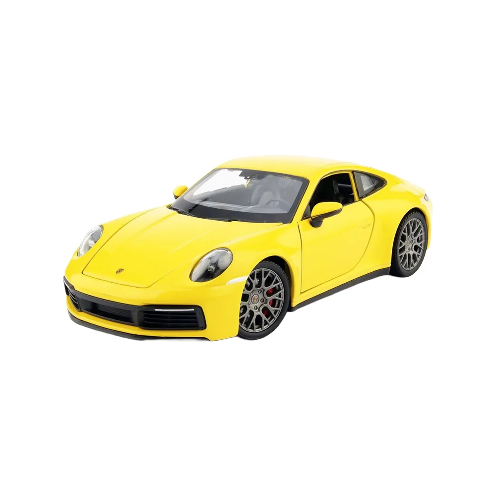 Porsche 911 carrera 4s yellow, 1:24