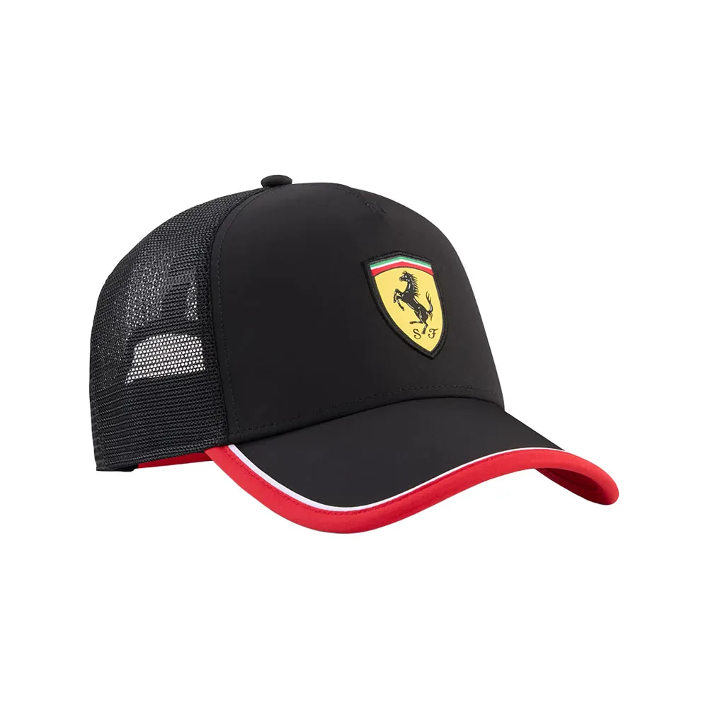 Ferrari trucker cap black, Adult
