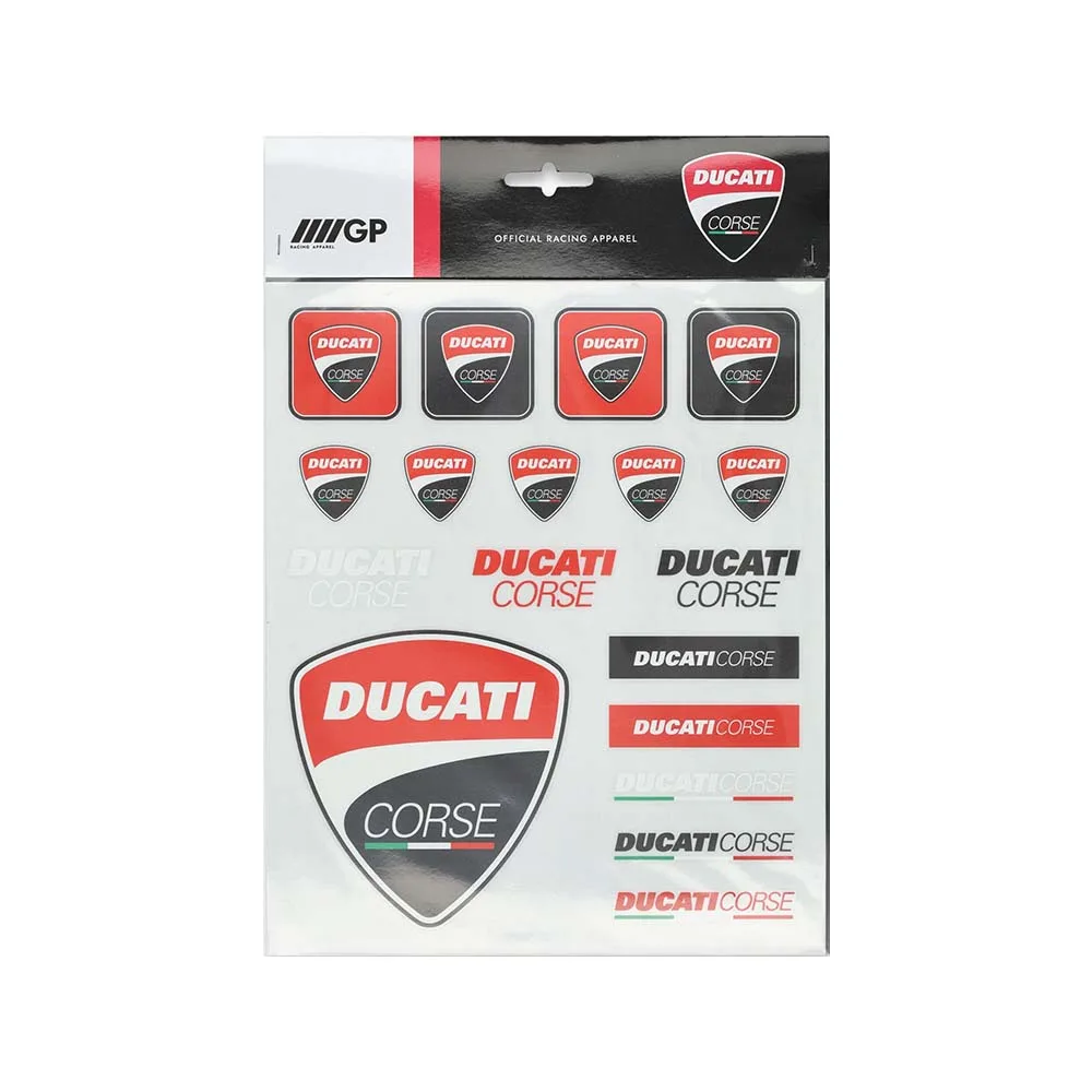 Ducati corse sticker set, Unisex