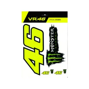 VR46 Monster energy large sticker set, Unisex