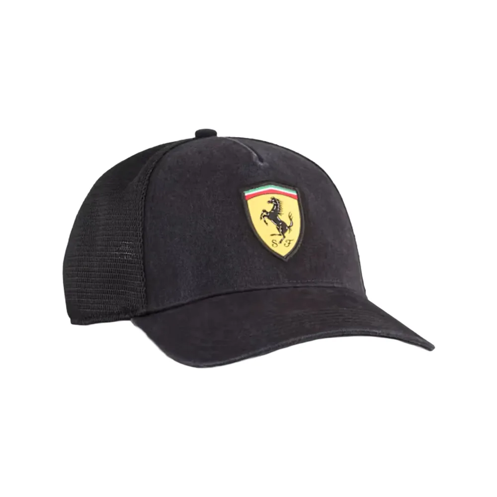 Ferrari race trucker cap black, Adult