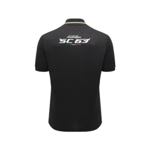 Lamborghini sc63 polo black 2026, Mens