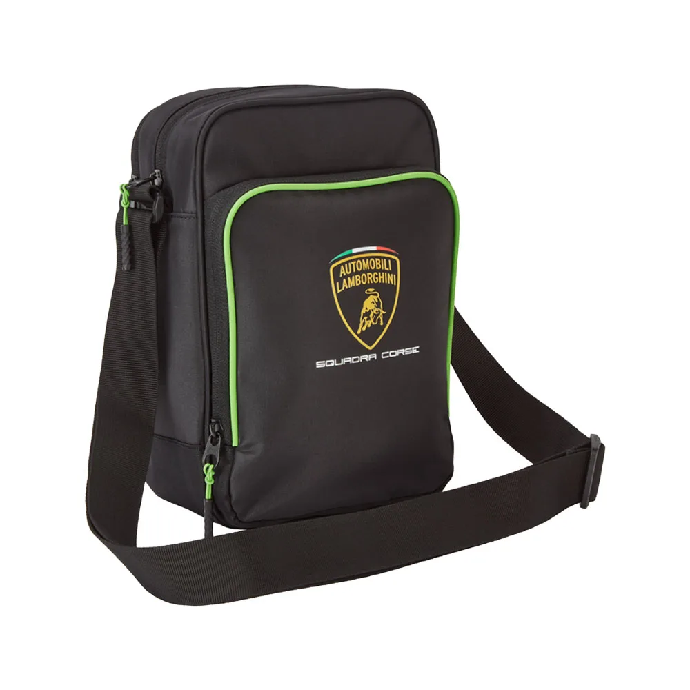Lamborghini shoulder bag black , Unisex