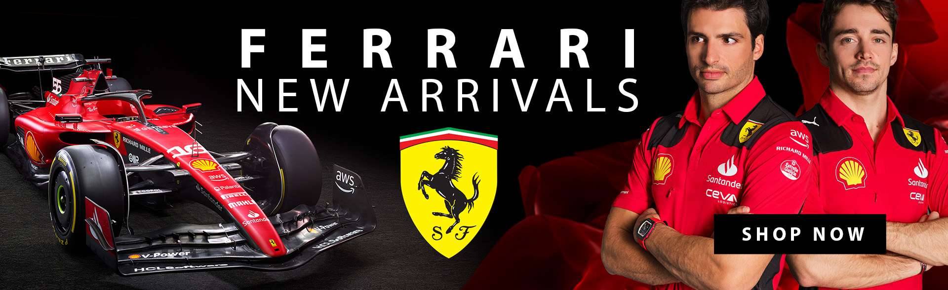 Ferrari Merchandise, Scuderia Ferrari 2023 Team Apparel, Ferrari Racing  Store, Clothing